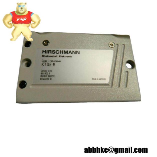 Hirschmann KTDE-V 943258-001 Coax Transceiver Module: High-Speed Data Transfer Solution for Industrial Networks